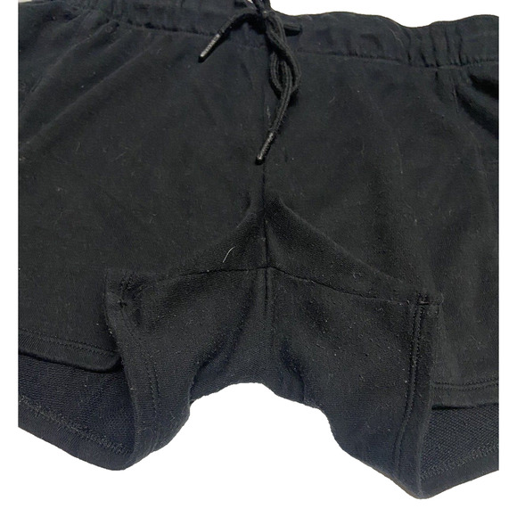 5/$35     Reebok‎ Womens Shorts Sz S Black Sweatshorts Sweat Athletic Gym - Picture 5 of 6